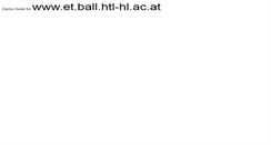 Desktop Screenshot of et.ball.htl-hl.ac.at